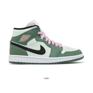 Authentic Wmns Air Jordan 1 Mid SE 'Dutch Green'